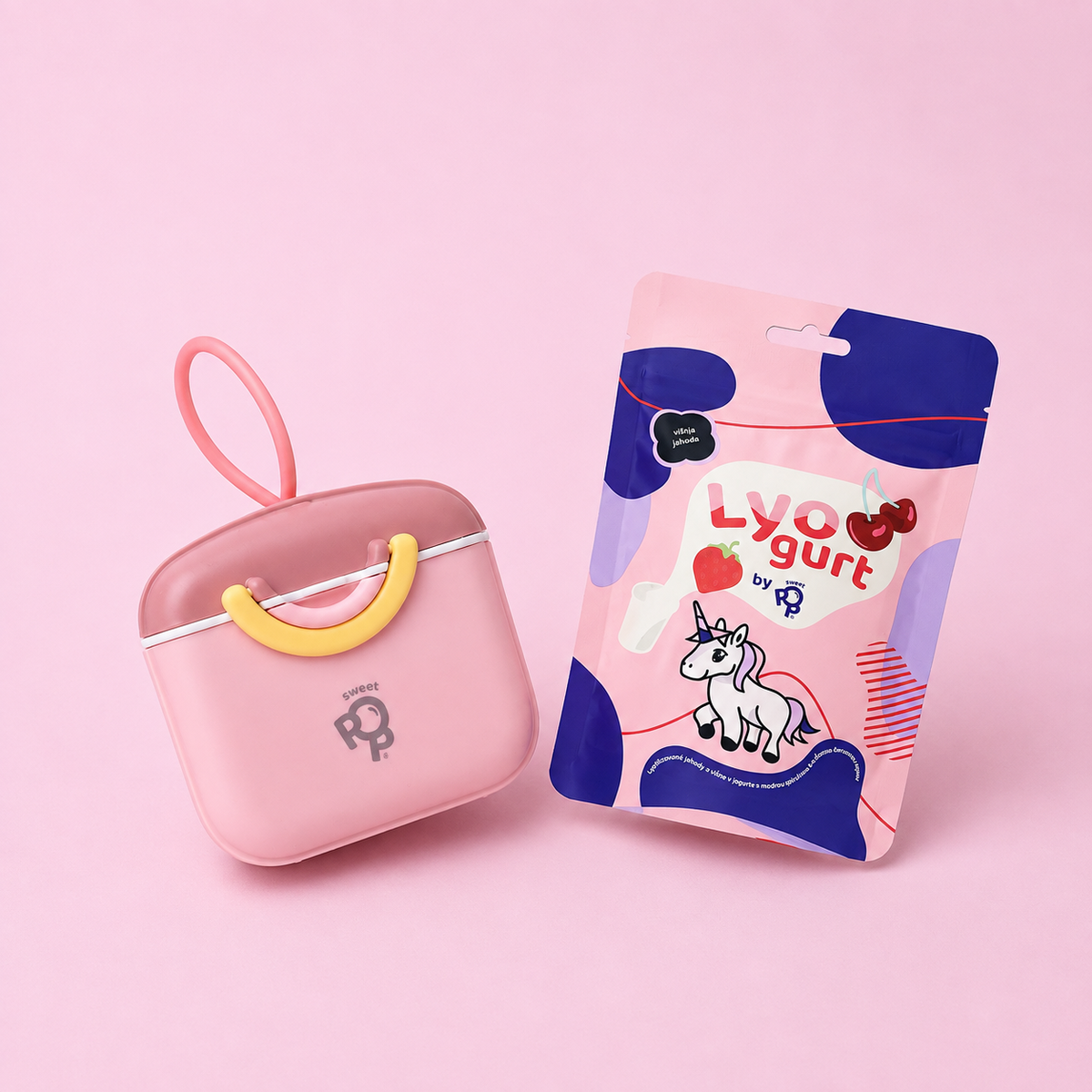 Sweet Pop svačinový set: Box + Lyogurt Unicorn