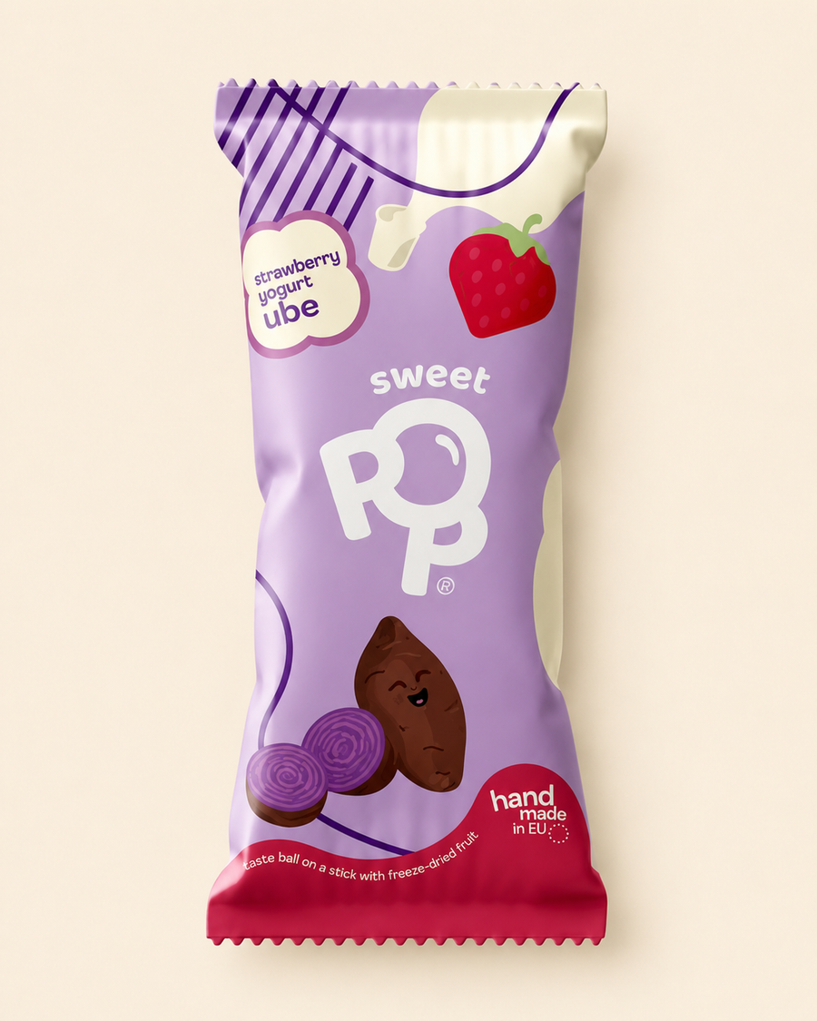 NOVINKA: UBE & Kokos. Bledoučko fialové. Jemné. A úplně jiné lízátko, než čekáš.