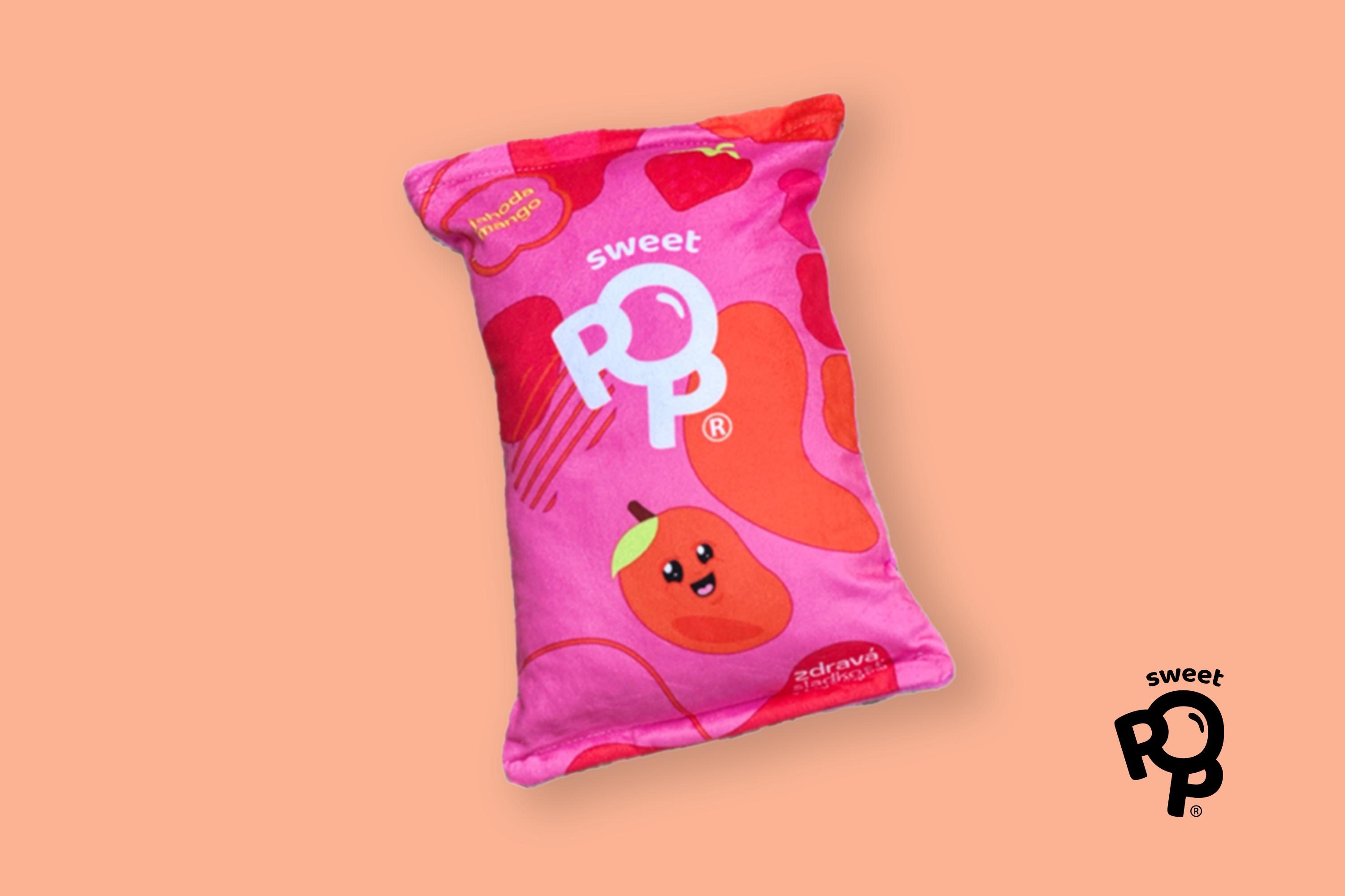 Plyšový vak na zip